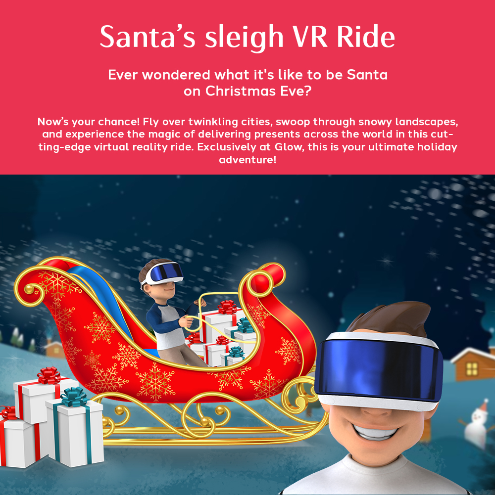 Santa's Sleigh VR Ride graphic